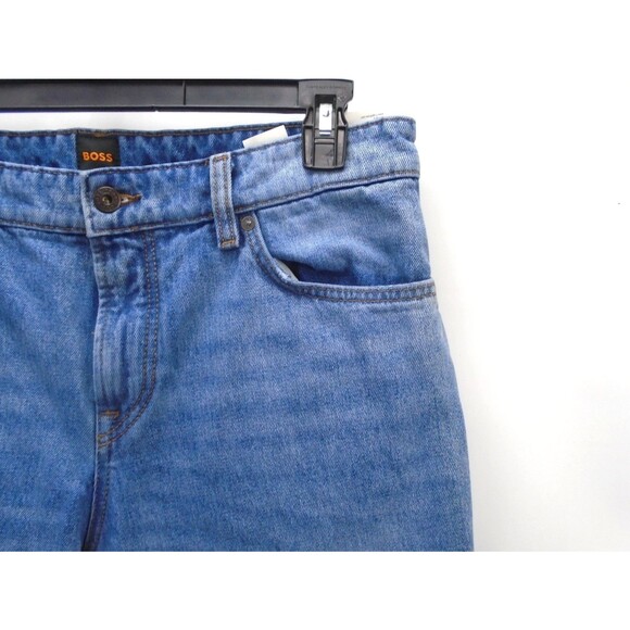 Hugo Boss R.E Maine Jeans Mens Size 34x32 Regular Fit Stretch Denim Blue - Picture 5 of 13